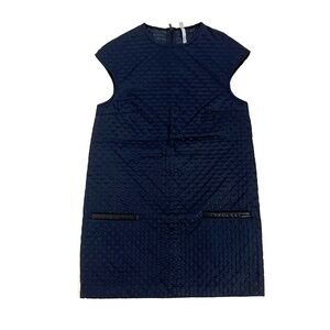 Cop Copine Tech Quilted Navy Dress